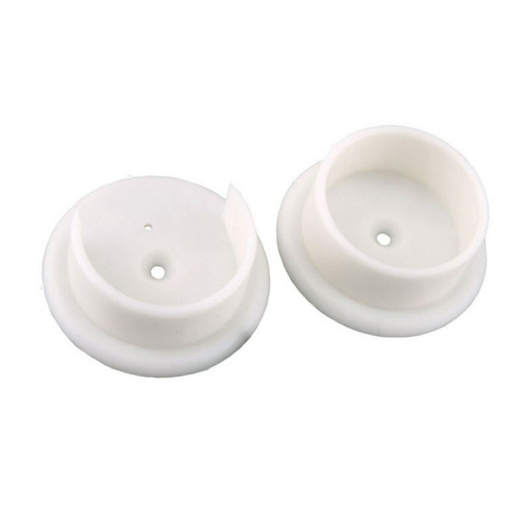 Knape & Vogt Pro 1-3/8 in. L X 1-3/8 in. D Powder Coated Plastic Rod Socket