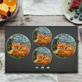 thumbnail image 6 of Gas Stove Burner Cover,White Electric Stove Top Protector,Easy to Clean,The Enchanting Allure Of A Fox In A Whimsical Landscape, 6 of 7