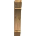 thumbnail image 2 of Ekena Millwork 4"W x 18"D x 22"H Thorton Slat Rough Sawn Bracket, Western Red Cedar, 2 of 4