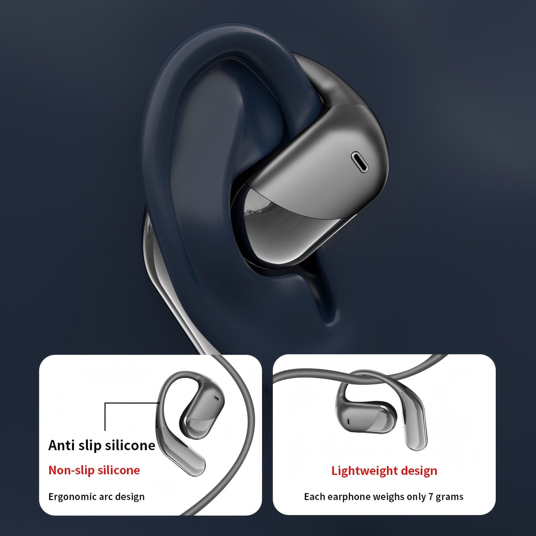 144 Languages AI Real-Time Translation Wireless Earbuds - 60H Playtime, Bluetooth 5.4 Open Ear 4-in-1 Translator for Business & Learning OWS Earphone