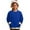 a-Blue31, variant on FINALGANG Boys Girls Sweatshirt Kids Solid Color Crewneck Sweatshirt With Fuzzy Trim Kangaroo Pocket Long Sleeve Soft Relaxed Fit Pullover For Festive Daily Wear Activities Trendy Top