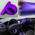 thumbnail image 1 of Bgsha Car Wrap Satin Matte Chrome Vinyl Sticker Purple 12in x 60in, 1 of 10