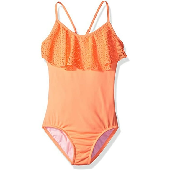 Seafolly Girls' Tropical Tank, Rockmelon, 8