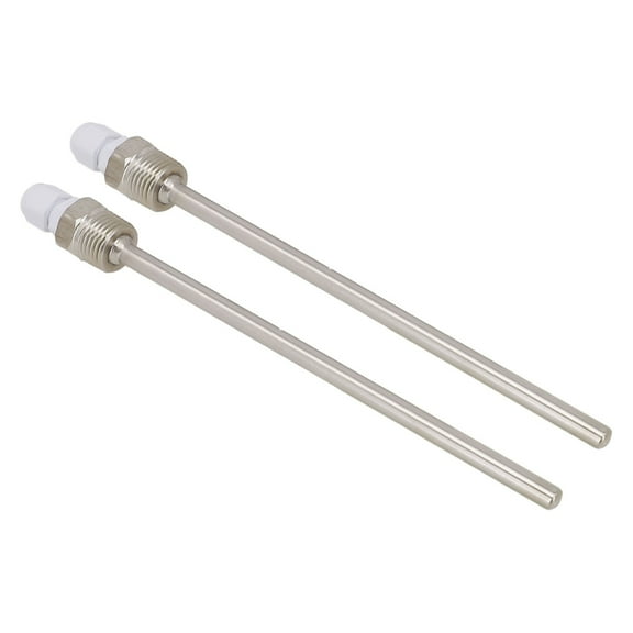 2Pc Thermowell G 1/2" Thread For Temperature Sensor Immersion Sleeve Pocket 8X200Mm Smile Home