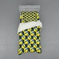 thumbnail image 1 of Ambesonne Tree Bedding Set 3 Pcs, Blooms Botany Evergreen, Twin XL, Olive Green Yellow, 1 of 3