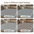 thumbnail image 7 of ODIKA 9'x12' Washable Area Rug Low Pile, Flatwoven, Door Plaid Welcome Checkered Farmhouse Border Centered Field for Great Room, Indoor Concept, Large Living, 7 of 7