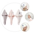 thumbnail image 2 of Shisuyan 3 Pcs Serviette en Microfibre pour Cheveux, Bonnets de Séchage Anti-Frisottis, 2 of 8