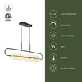 thumbnail image 2 of LP302005MBBG-Alora Lighting-Tagliato - 53W LED Linear Pendant-15.63 Inches Tall and 6.38 Inches Wide, 2 of 7