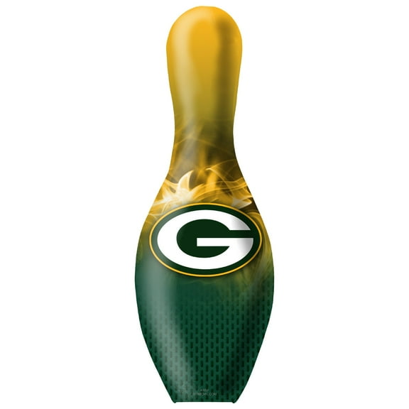 Green Bay Packers NFL On Fire Bowling Pin