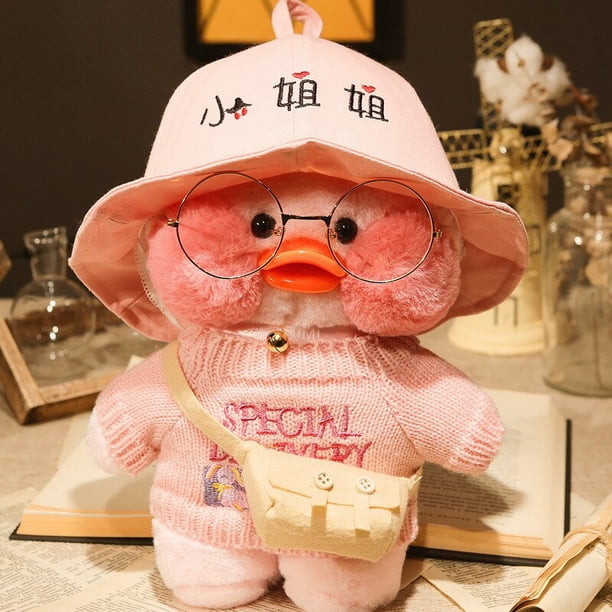 Cafe LAlafanfan DUCK Toys Plush Toy Pillow Children Pink Doll Cafe Duck Cute Duck Toy Cartoon Baby Birthday Gift38 He Qiyong unisex