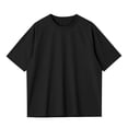 thumbnail image 5 of ZVNAΖH Boys' Quick Dry T-Shirt, Kids Solid Color Raglan Short Sleeve Crew Neck Athletic Top for 5-16 Years, 5 of 6