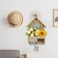 thumbnail image 4 of Wall Mount Key Hooks, Entryway Key Organizer, Key Storage Rack With Hooks, Wall Mounted Key Holder, Small Space Entryway Organizer, Decorative Key Hanging Rack, Home Key Storage, 4 of 6