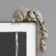thumbnail image 4 of Estatua De Elefante, Figura De Madre E Hijo De Elefante Llamativa A Prueba De Agua Para Sala De Estar, 4 of 7