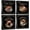 Black, variant on Coffee Wall Art Vintage Kitchen Decor Coffee Bar Wall Decor Black Brown Coffee Theme Canvas Pictures Dining Room Artwork Cafe Bean Cup Painting Family Restaurant Table Shop Home Decoration 12x12" 4Pcs