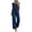 A2_Navy#104, variant on Lcziwo Summer Wide Leg Jumpsuits for Women Cap Sleeve Lace Crew Neck Solid Overalls Drawstring High Waisted Casual Pant Rompers with Pockets Navy,XXL