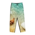thumbnail image 4 of Daiia Starfish And Seashell On The Beach Women's Sleep Pant with Pockets and Drawstring,Pajama Pants-XX-Large, 4 of 9