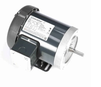 1/4 hp 1200 RPM 3-Phase  56C Frame TENV (base) 208-230/460V Marathon Motor # G586