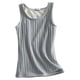 thumbnail image 1 of Minnieouse Ropa interior gruesa, lencería para niñas, sin mangas, chaleco cálido con fondo, cuello para mujeres, diseño Simple, capa base Prendas para la parte del cuerpo Gris Minnieouse AP013488-02, 1 of 6
