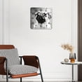 thumbnail image 3 of 12 Inch Wall Clock Battery Operated Silent Clock Decorative for Office, Kitchen, Outdoor, Living Room，Autumn Dog Puppy Pug Drawing, 3 of 4