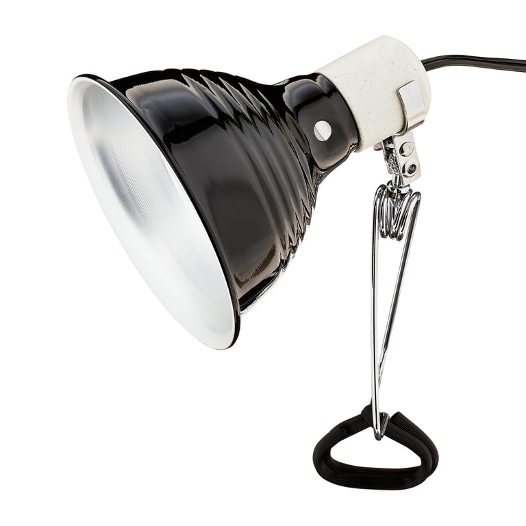 Vibrant Life Reptile Terrarium Clamp Lamp, Small, Black, 5.5