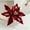Red, variant on Christmas Glitter Flowers, 10'' Christmas Glitter Magnolia Flower for Tree Christmas, Poinsettia Magnolia Flower Easy to Hang Christmas Artificial Flowers for Christmas Picks