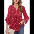 thumbnail image 2 of Tops de 3/4 Rojos XXL, 2 of 8