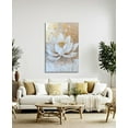 thumbnail image 2 of Zen Canvas Wall Art Spa Stones Picture Wall Decor Framed Meditation & Calm Painting Minimalist Prints Spiritual Room Living Room Bathroom Ready to Hang, 2 of 5