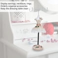 thumbnail image 2 of ZOUSSIQI Jewelry Display Stand, Model Dress Jewelry Display Stand Earrings Necklace Storage Doll Holder with Rotatable Bracket Bracelet Holder Organizer Rack Tower Decoration Dress CA919-25657, 2 of 9