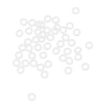 thumbnail image 4 of 100 piezas de goma blanca dardo vástago dardo eje o-rings arandelas arandelas Sunnimix Arandelas de goma O Ring, 4 of 8