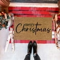 thumbnail image 2 of Festive Christmas Welcome Doormat with Holiday Greeting - Non- Indoor/Outdoor Entry Mat, Great Housewarming Gift for Seasonal Celebrations,B, 2 of 7
