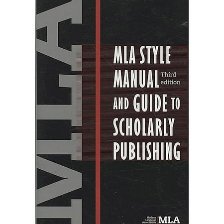 Mla Style Mannual And Guide