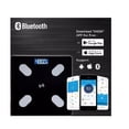 thumbnail image 2 of Báscula de baño digital, inteligente, Bluetooth, negra, 2 of 4