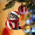 thumbnail image 1 of Xihbxyly Colgante de Ciervo Navideño, Adorno Navideño Pintado a Mano, Bonito Adorno Acrílico, Ideal para Coche o Mochila, Accesorio Único para Árbol, Perfecto para Navidad, 1 Pieza, 1 of 5
