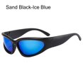 thumbnail image 1 of Gafas de sol Y2K para ciclismo, lentes de sol deportivas ovaladas futuristas, a la moda, Retro, Punk qiuyongming unisex, 1 of 2