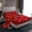 Red, variant on Homewish Teens Cartoon Snowman Twin Sheet Sets 3pcs,Merry Christmas Twin Fitted Sheet Microfiber,Xmas Snowflakes Candy Cane Breathable Flat Sheet,Luxury Bedroom Decor