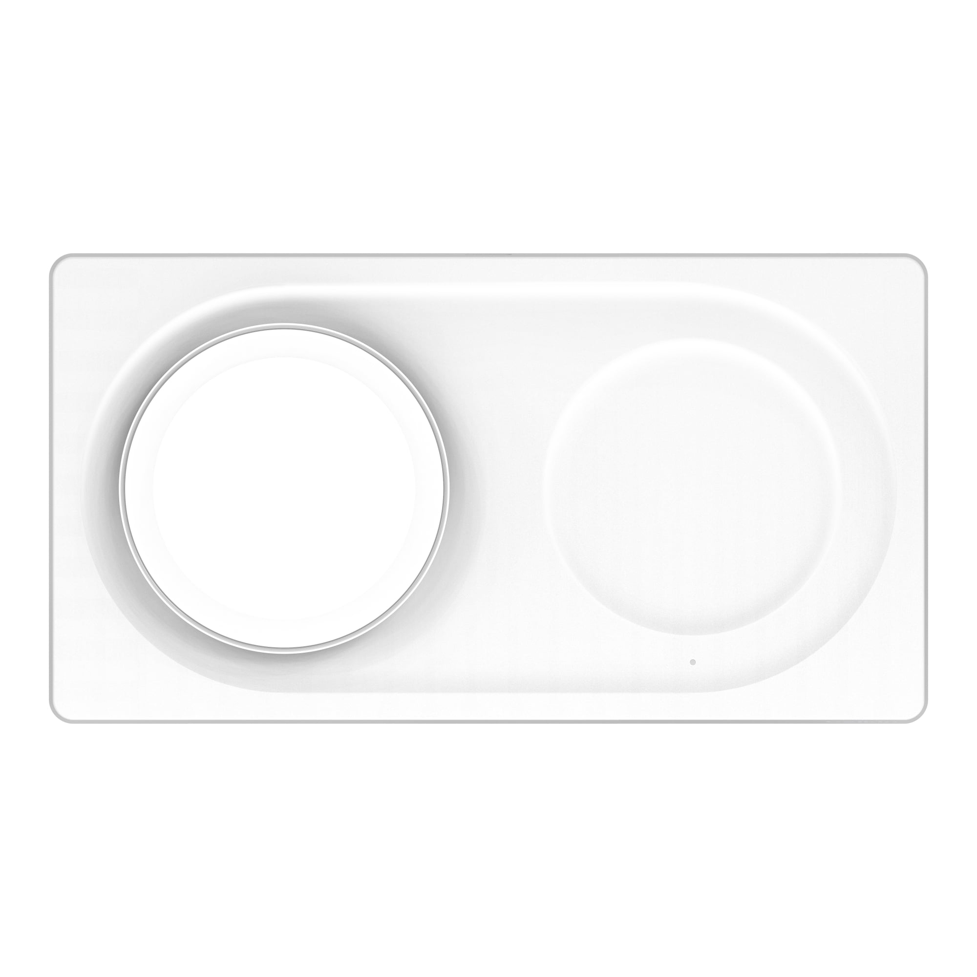 Belkin BoostCharge Pro 2-in-1 Wireless Charging Pad with MagSafe 15W, Fast Charging iPhone Charger Compatible with iPhone 15, 14, 13, and 12 Series, AirPods, and Other MagSafe Enabled Devices - White