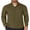 Army Green, variant on Men's Quarter Zip Up Pullover Lightweight Mock Neck Sweatshirt Casual Long Sleeve Polo Shirt