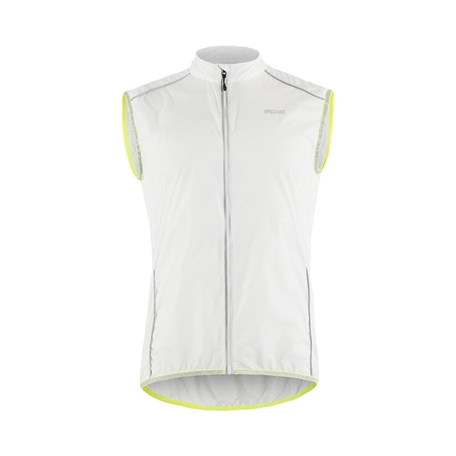 WIFKLSIIPG Veste de Cyclisme pour Hommes Coupe-Vent Réfléchissante Légère Coupe-Vent