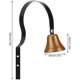 thumbnail image 5 of Dörrklocka Väggmonterad metallaffärsinnehavare Pet Training Bell Svart 40mm, 5 of 5