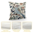thumbnail image 4 of Leisuo  Cute Bird Throw Pillow Covers, Farmhouse Decorative Accent Pillowcase, Square Floral Cushion Covers, Lumbar Pillow for Car Living Room Bedroom Home Decor Art, 4 of 5