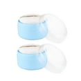 thumbnail image 1 of 2 Set After-Bath Powder Puff Box Empty Body Powder Container with Bath Powder Puffs and Sifter for Home and Travel, 1 of 9