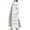White, variant on Womens Full Length Hooded Puffer Jacket Casual Long Sleeve Coat Solid Color Oversized Outerwear Army Green M