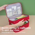 thumbnail image 4 of Large Capacity Double-Deck Bag, Outdoor Emergency Kit, Portable Small Bag, Home Storage Bag, 4 of 6
