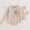 a-157Beige107, variant on Kids Baby Girls Embroidered Letter Long Sleeve Bodysuit Short Snap Crotch Romper One-Pieces Jumpsuits Boho Onesie