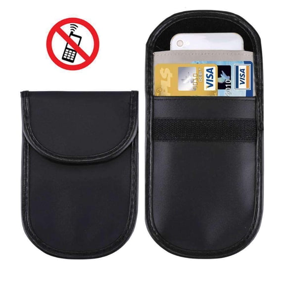 Amzer Frequency Blocking Bag With Card Holder - Black