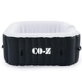 thumbnail image 1 of CO-Z 5ft Inflatable Hot Tub Pool 2-4 Persons With Massage Jets and All Accessories Black, 1 of 8