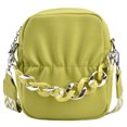 thumbnail image 1 of Bolso de hombro de moda Bolso satchel de cuero PU plisado para mujer, pequeños bolsos cruzados, correa ancha Ajustable, 1 of 9