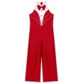 thumbnail image 4 of Rswnyirn Robe de Danse Jazz Latine pour Filles Justaucorps Fête d'Anniversaire Combinaison Danse Performance Rouge 10, 4 of 6