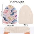 thumbnail image 4 of BZSMCE Winter Beanie Hats Casual Warm Cozy CapPastel Cat Gift Carnival Pattern, 4 of 7