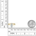 thumbnail image 5 of Gem Stone King Two Tone 14K Yellow and White Gold IGI Certified Lab Grown Diamond Solitaire Engagement Ring for Women | 2 Ct Marquise Cut| D-E Color | VS1-VS2 Clarity | Size 8, 5 of 6